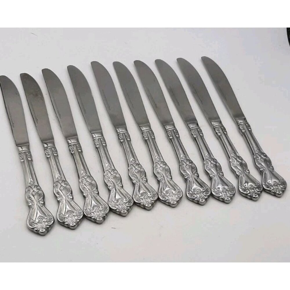 Vintage Reed & Barton Duchess of Marlborough Select 10 Knives Flatware